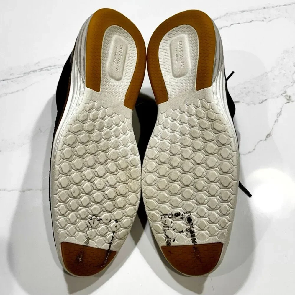 Cole Haan Hurrion Stitchlite Plain Toe Oxfords. Navy Blue. Size 13M.